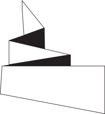 Şeffaf arkaplanda siyah ve beyaz şekillerin dijital png çizimi. İzole görüntü, şekiller ve kalıp kavramı.