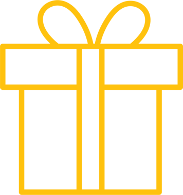 Şeffaf arkaplanda sarı rengin dijital png çizimi. İzole görüntü, şekiller ve kutlama konsepti.