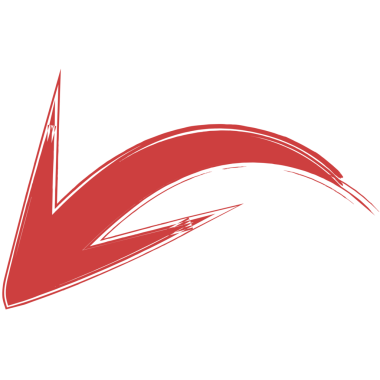 Şeffaf arkaplanda kırmızı okun dijital png çizimi. İzole görüntü, yön ve şekil kavramı.