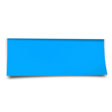 Şeffaf arkaplanda mavi soyut dikdörtgen şeklinin dijital png çizimi. İzole görüntü, soyutlama ve şekil kavramı.