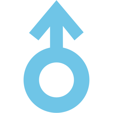 Saydam arkaplan üzerinde ok olan mavi dairenin dijital png çizimi. İzole görüntü, cinsiyet ve cinsiyet.