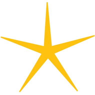 Şeffaf arkaplanda sarı şekillerin dijital png çizimi. İzole görüntü, şekiller ve kalıp kavramı.