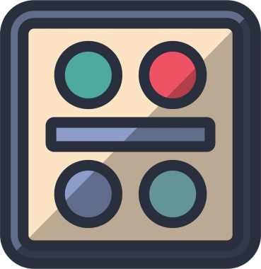 Şeffaf arkaplanda renkli soyut şeklin dijital png çizimi. İzole görüntü, soyutlama ve şekil kavramı.