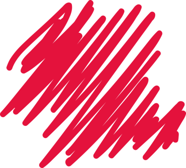 Şeffaf arkaplanda kırmızı karalamaların dijital png çizimi. Ayrı resim, tasarım arkaplan ve maket.