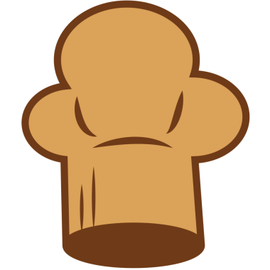 Şefin şeffaf arkaplanlı şapkasının dijital png çizimi. İzole görüntü, yemek pişirme ve şekillendirme kavramı.