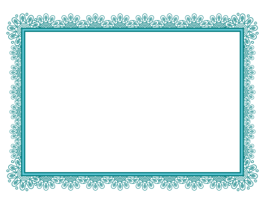 Şeffaf arkaplanda akuamarin desenli dijital png çizimi. İzole görüntü, kalıp ve şekil kavramı.