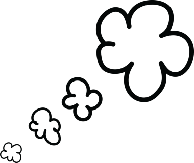 Şeffaf arkaplanda siyah soyut şeklin dijital png çizimi. İzole görüntü, soyutlama ve şekil kavramı.