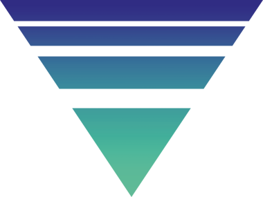 Şeffaf arkaplanda lacivert ve turkuaz gradyan üçgenin dijital png çizimi. Ayrı resim, tasarım arkaplan ve maket.