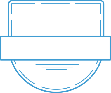 Saydam arkaplanda kopya alanı olan mavi rozetin dijital png çizimi. İzole görüntü, yazı ve biçim kavramı.