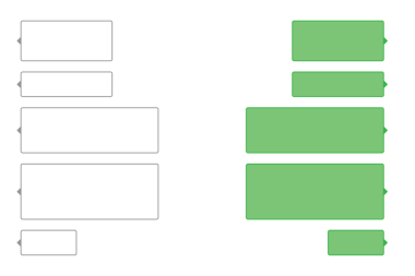 Şeffaf arkaplanda beyaz ve yeşil etiketlerin dijital png çizimi. Ayrı resim, tasarım arkaplan ve maket.
