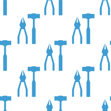 Şeffaf arkaplanda tekrarlanan araçların mavi deseninin dijital png çizimi. İzole görüntü, kalıp ve şekil kavramı.