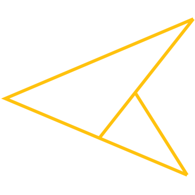 Saydam arkaplanda sol kopya alanını gösteren sarı okun dijital png çizimi. İzole görüntü, şekil, renk, yön ve yazım kavramı.