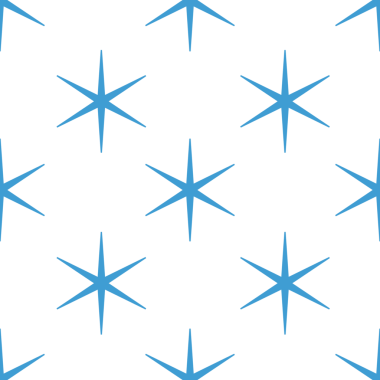 Şeffaf arkaplanda tekrarlanan mavi ince yıldızların dijital png çizimi. Ayrı resim, tasarım arkaplan ve maket.