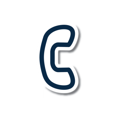 Şeffaf arkaplanda telefon sembolünün dijital png çizimi. İzole görüntü, mesaj ve iletişim konsepti.