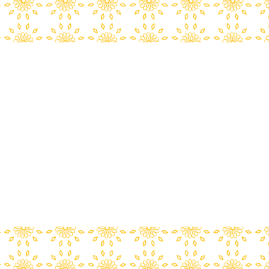 Saydam arkaplanda kopya alanı olan sarı çiçek çerçevesinin dijital png çizimi. İzole görüntü, şekil, renk, bitki ve yazım kavramı.