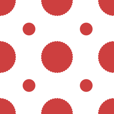 Şeffaf arkaplanda tekrarlanan kırmızı şekillerin dijital png çizimi. İzole görüntü, kalıp ve şekil kavramı.