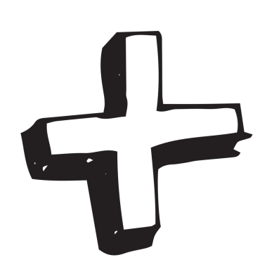 Saydam arkaplanda siyah elin dijital png çizimi artı işareti. Ayrı resim, matematik, okul zamanı, çalışma zamanı, toplama.