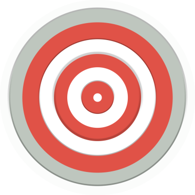 Şeffaf arkaplanda hedefi vurmanın dijital png çizimi. İzole imaj, spor ve rekabet konsepti.