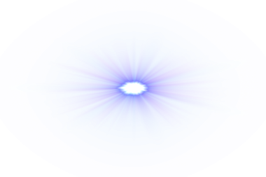 İzleri olan ışık noktasının dijital png çizimi ve şeffaf arkaplanda kopyalama alanı. Ayrı görüntü, ışık ve desen.