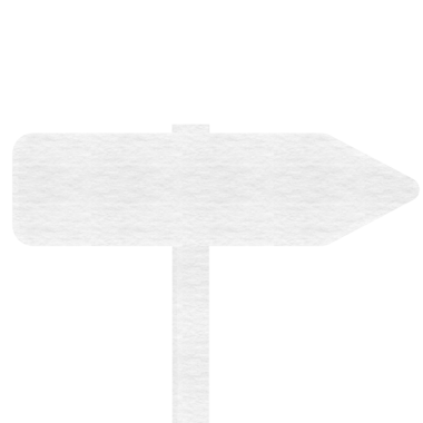 Saydam arkaplanda sağ oku olan beyaz yol işaretinin dijital png çizimi. İzole görüntü, işaret, yön ve rota.