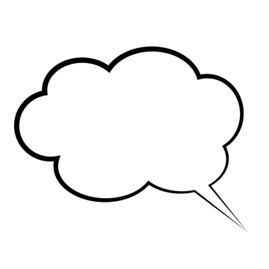 Şeffaf arkaplanda konuşma baloncuğunun dijital png çizimi. İzole görüntü, mesaj ve iletişim konsepti.