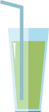 Şeffaf arkaplanda saman ve limonata ile cam resimlerinin dijital png çizimi. İzole görüntü, yaşam tarzı, yaz ve lezzet konsepti.