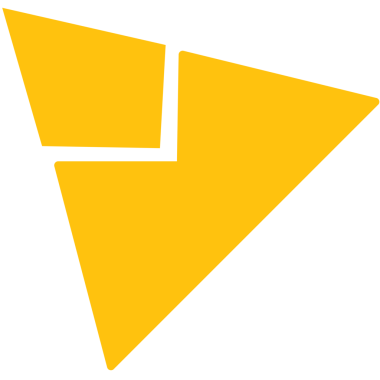 Şeffaf arkaplanda sarı üçgenin dijital png çizimi. Ayrı resim, tasarım arkaplan ve maket.