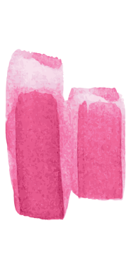 Pembe lekenin dijital png çizimi ve saydam arkaplanda kopyalama alanı. İzole görüntü, şekil, renk ve yazım kavramı.