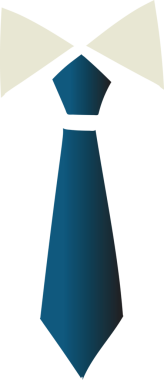 Saydam arkaplanda kopya alanı olan mavi kravatın dijital png çizimi. Ayrı görüntü, şekil, renk, kumaş ve yazı kavramı.
