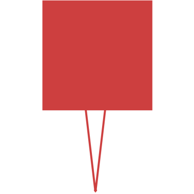 Saydam arkaplanda kopya alanı olan kırmızı etiketin dijital png çizimi. İzole görüntü, şekiller ve desenler.