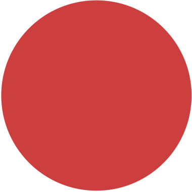 Şeffaf arkaplanda kırmızı dairenin dijital png çizimi. İzole görüntü, soyutlama ve şekil kavramı.