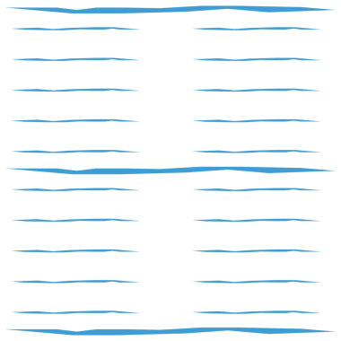 Mavi yatay çizgilerin dijital png çizimi şeffaf arkaplanda tekrarlandı. Ayrı resim, tasarım arkaplan ve maket.