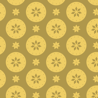 Gri arka planda tekrar eden kar taneleri olan sarı dairelerin dijital png çizimi. Ayrı resim, tasarım arkaplan ve maket.