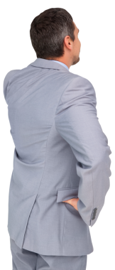 Çift ırklı iş adamının, şeffaf arka planda akimbo koluyla çekilmiş dijital png fotoğrafı. İzole fotoğraf, profesyoneller ve iş adamları.