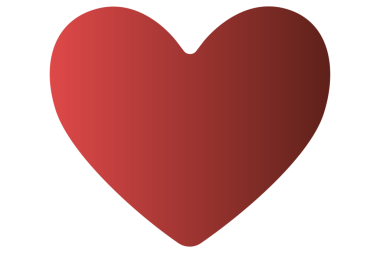 Şeffaf arkaplanda kırmızı kalbin dijital png çizimi. İzole görüntü, aşk ve sevgililer günü..