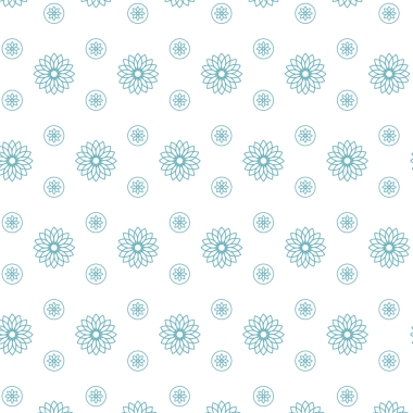 Şeffaf arkaplanda sıralanmış yeşil çiçeklerin dijital png çizimi. İzole görüntü, şekil, renk, bitki ve desen kavramı.