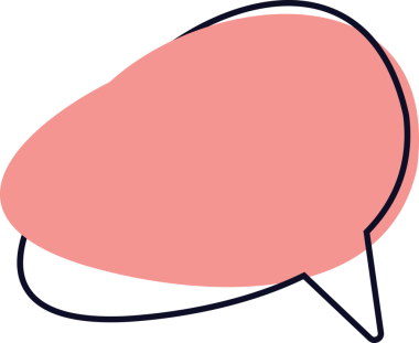 Şeffaf arkaplanda pembe konuşma baloncuğunun dijital png çizimi. İzole görüntü, mesaj ve iletişim.