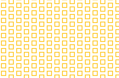 Şeffaf arkaplanda tekrarlanan karelerin sarı desenlerinin dijital png çizimi. İzole görüntü, kalıp ve şekil kavramı.