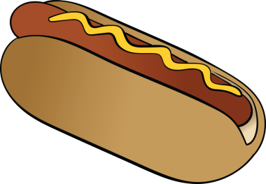 Şeffaf arka planda sosisli sandviçin dijital png çizimi. İzole görüntü, yaşam tarzı, lezzet ve yiyecek konsepti.