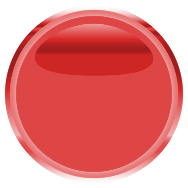 Şeffaf arkaplanda kırmızı dairenin dijital png çizimi. Ayrı resim, tasarım arkaplan ve maket.