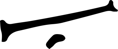 Şeffaf arkaplanda lekeli uzun siyah şekilli dijital png çizimi. Ayrı resim, tasarım arkaplan ve maket.