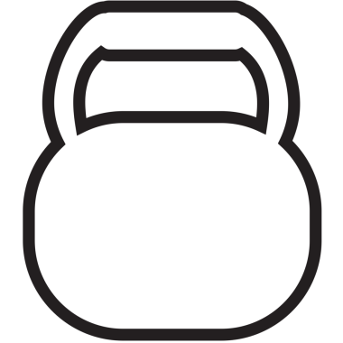 Saydam arkaplanda kopyalama alanı olan beyaz halterin dijital png çizimi. İzole görüntü, şekil, renk, spor, sağlık ve yazım kavramı.