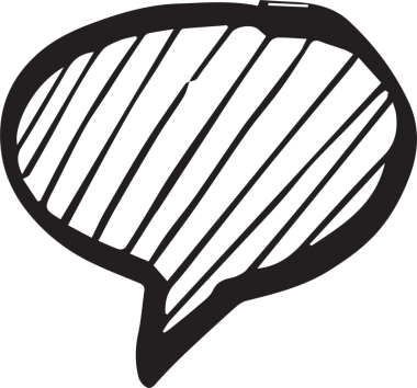 Şeffaf arkaplanda siyah konuşma baloncuğunun dijital png çizimi. İzole görüntü, iletişim ve mesaj.