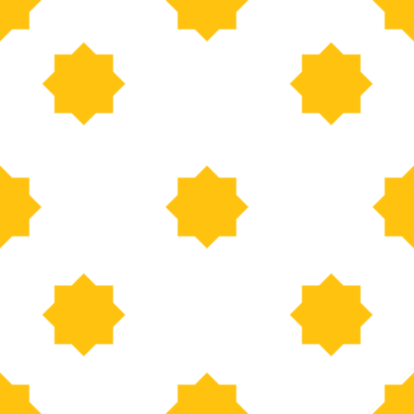 Şeffaf arkaplanda tekrarlanan sarı şekillerin dijital png çizimi. İzole görüntü, kalıp ve şekil kavramı.