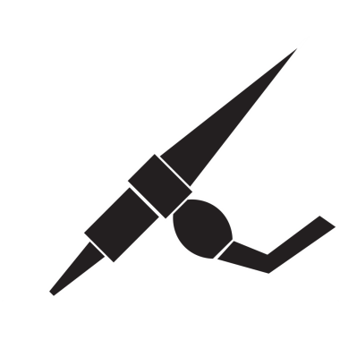 Şeffaf arkaplanda kalemle sapın dijital png illüstrasyonu. İzole görüntü, yazım, robotlar ve teknoloji.