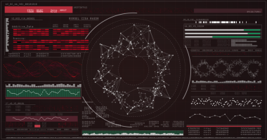 Saydam arkaplanda dijital arayüzün dijital png çizimi. İzole görüntü, dijital arayüz ve hesaplama kavramı.