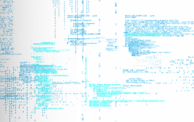 Şeffaf arkaplanda mavi dijital yazıların dijital png çizimi. İzole edilmiş resim, dijitalleştirme, tasarım arkaplanı ve modelleme.