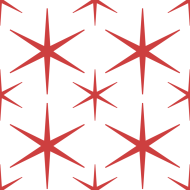 Kırmızı ince yıldızların dijital png çizimi şeffaf arkaplanda tekrarlandı. Ayrı resim, tasarım arkaplan ve maket.