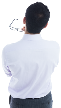 Şeffaf arka planda gözlüklü melez iş adamının dijital png fotoğrafı. İzole fotoğraf, iş ve profesyonel..