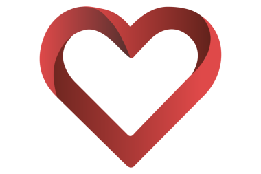 Şeffaf arkaplanda kırmızı kalbin dijital png çizimi. İzole görüntü, sevgililer günü, aşk, romantizm ve kutlama..